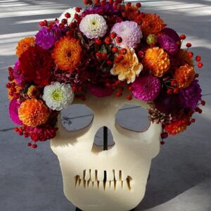 Crâne Floral Éternel